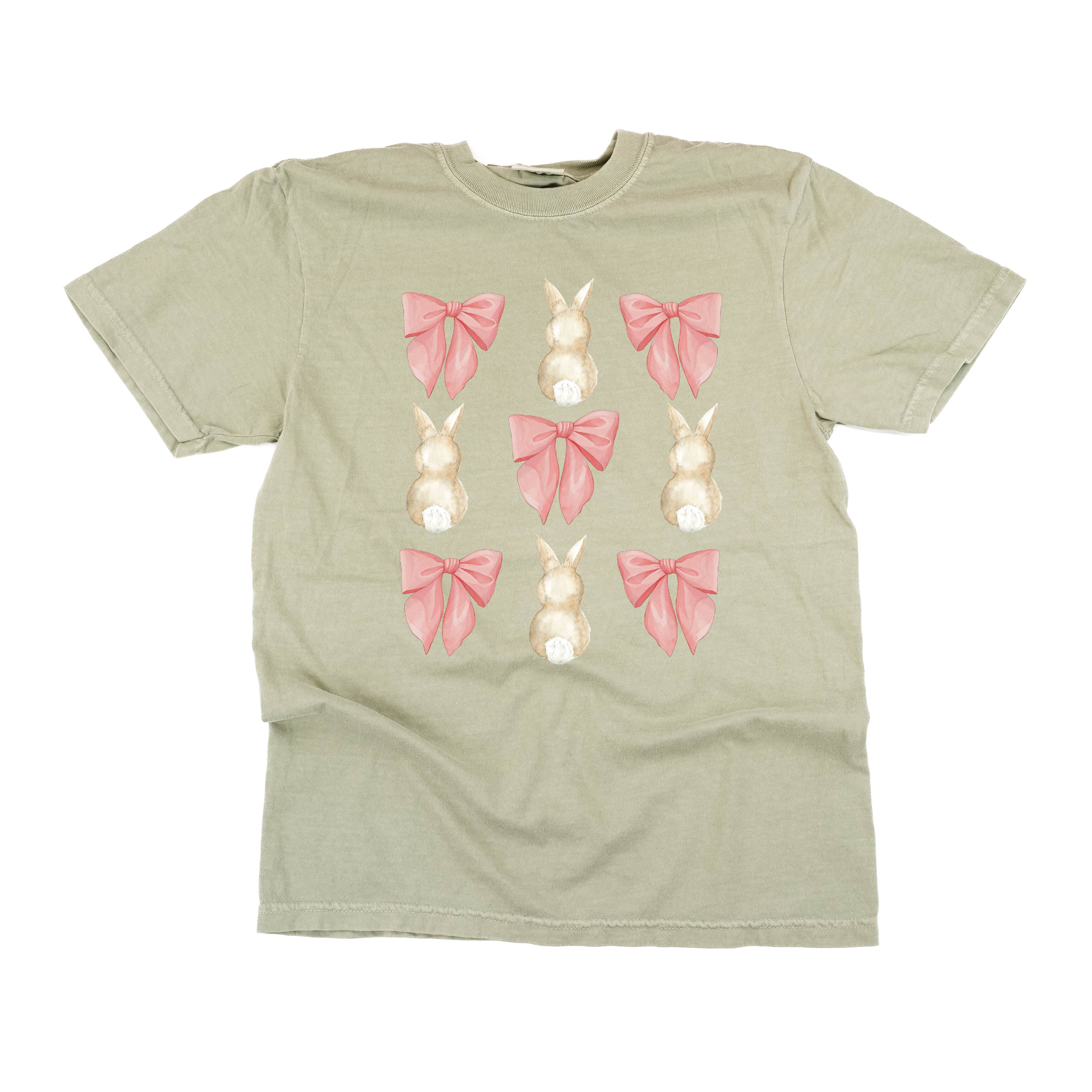 Bunnies & Bows - Comfort Colors Tee Little Mama Shirt Shop