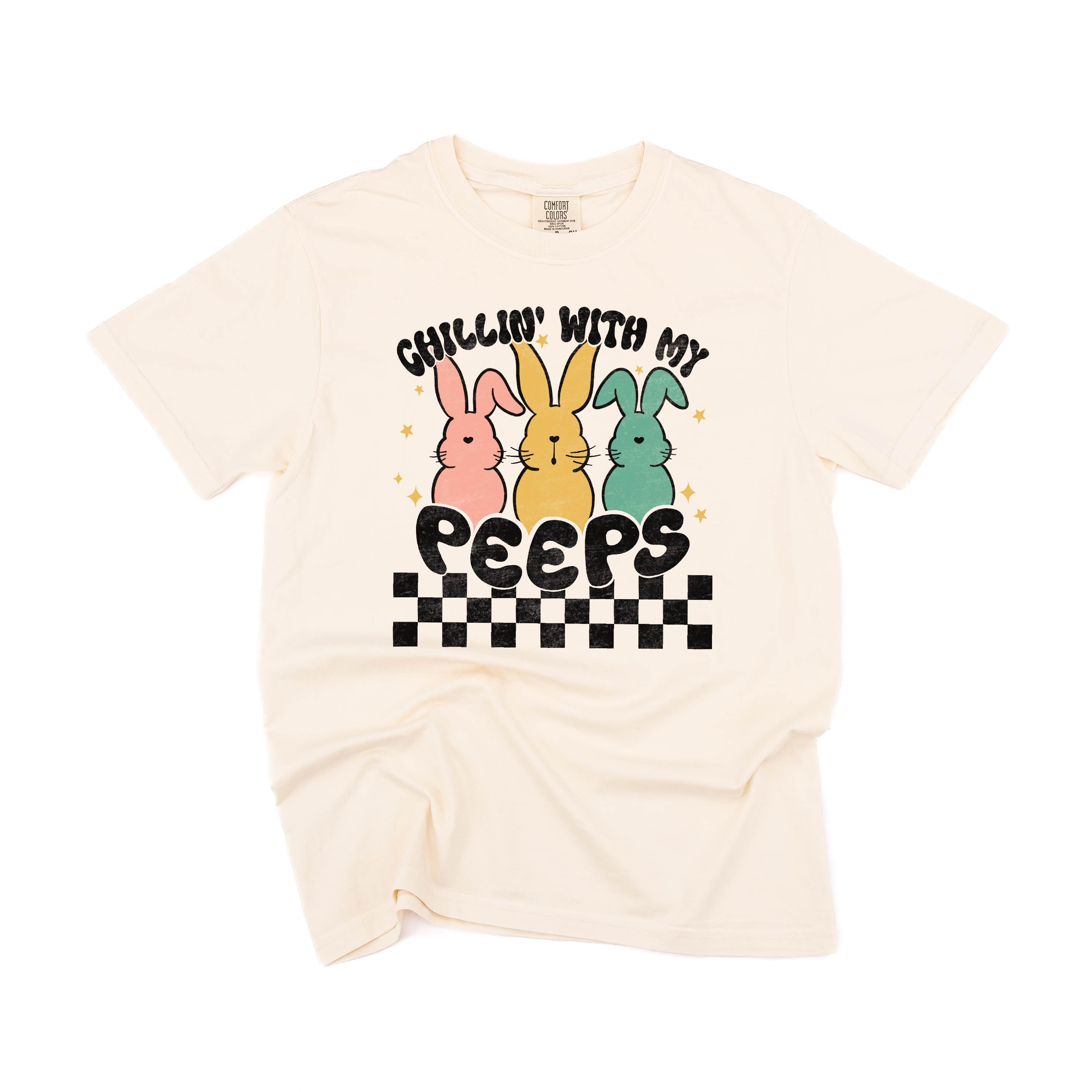 Chillin' With My Peeps - Comfort Colors Tee Little Mama Shirt Shop