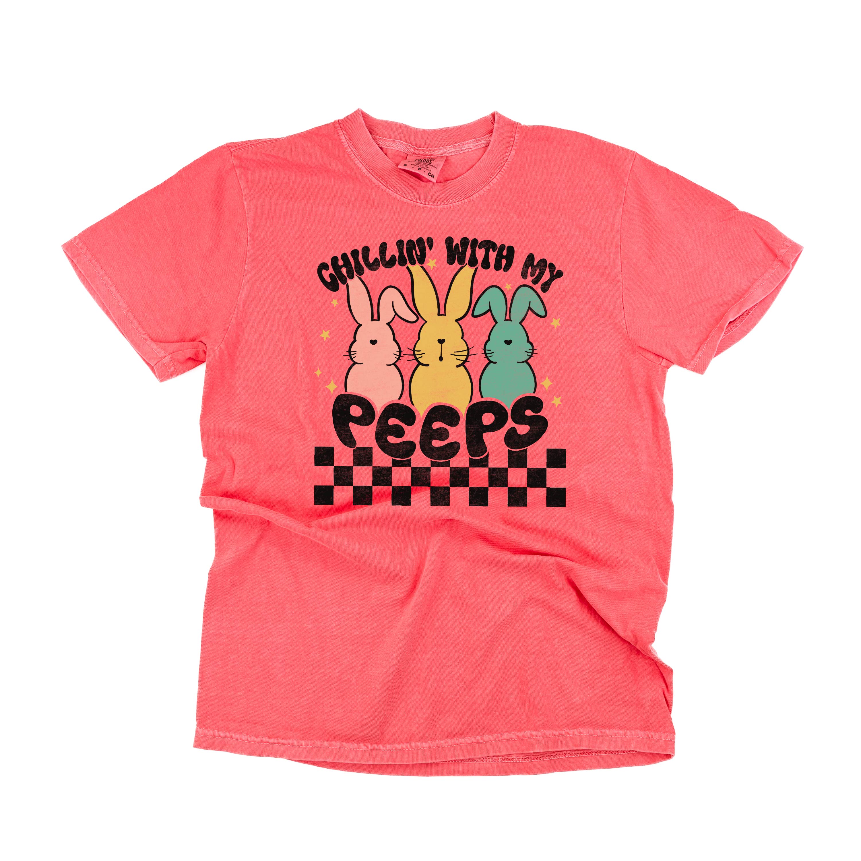 Chillin' With My Peeps - Comfort Colors Tee Little Mama Shirt Shop