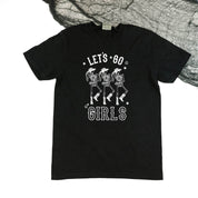 Cowgirl Skellies - Let's Go Girls - Comfort Colors Tee Little Mama Shirt Shop