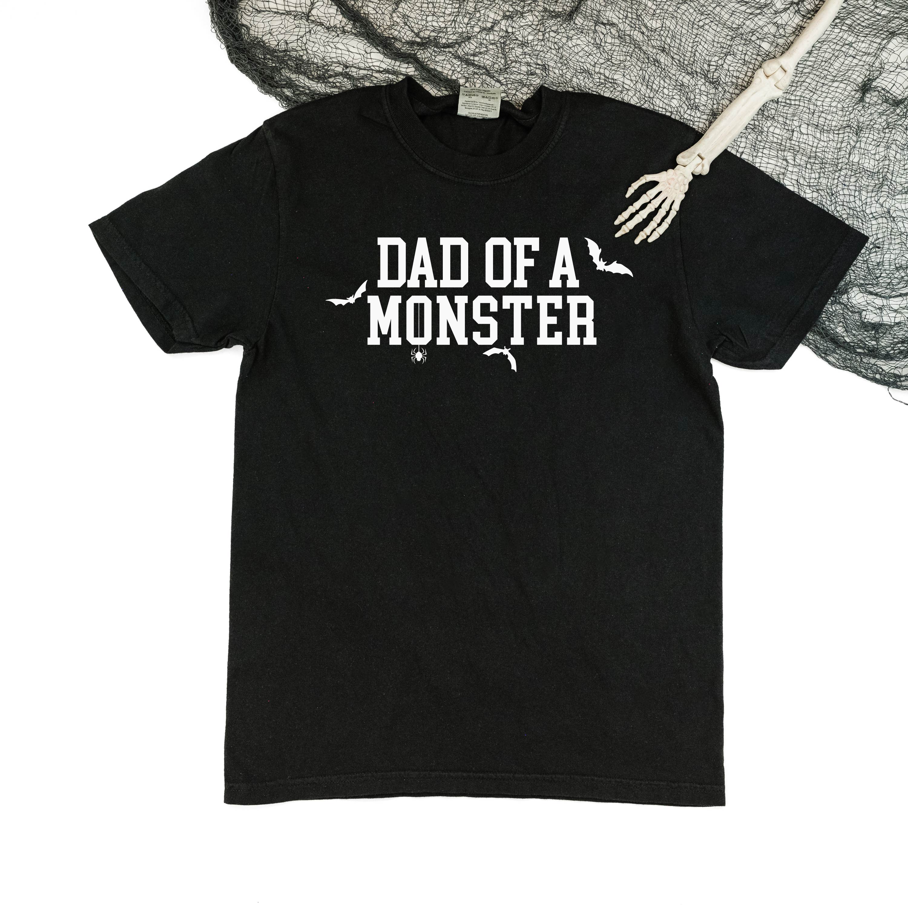 Dad of a Monster - Comfort Colors Tee Little Mama Shirt Shop
