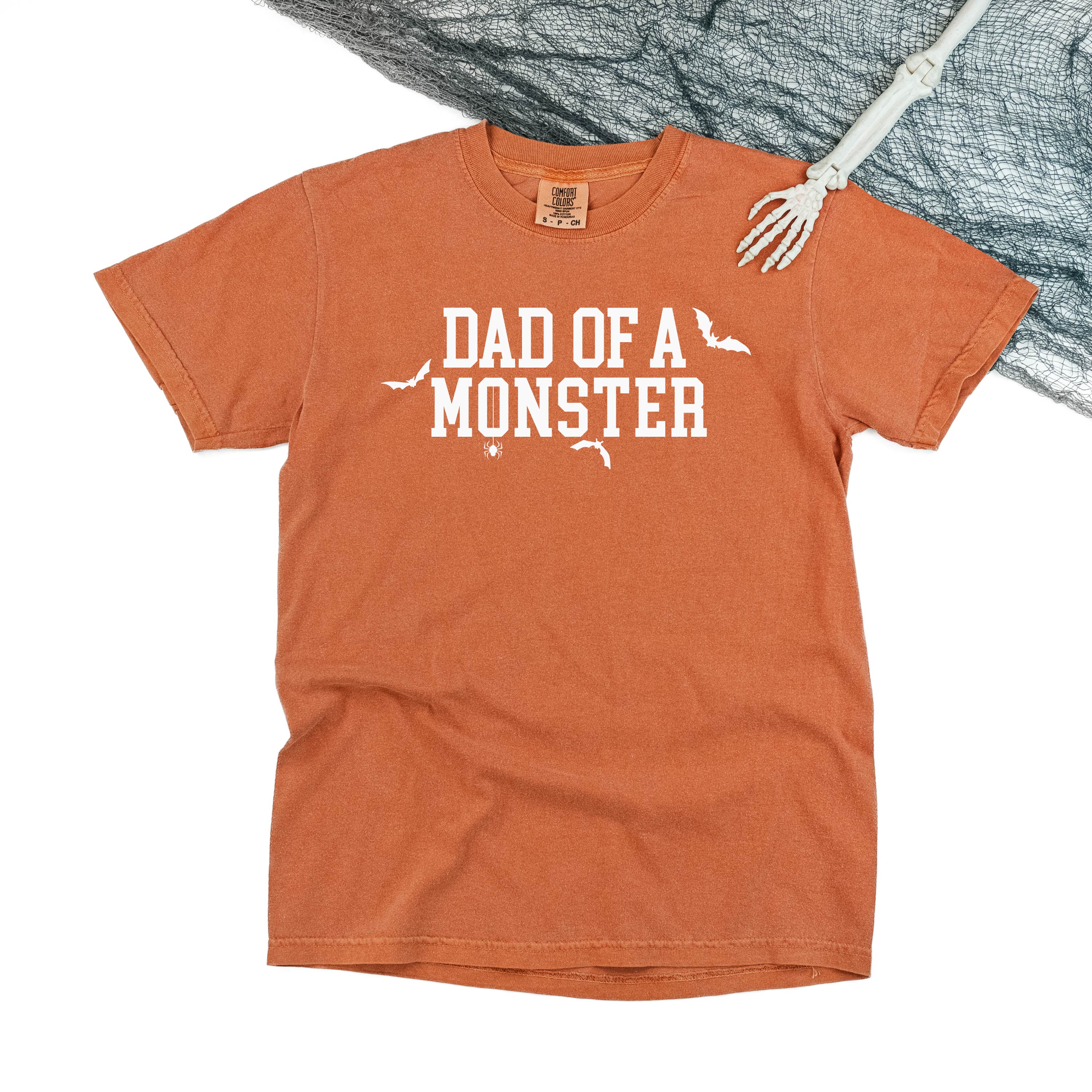 Dad of a Monster - Comfort Colors Tee Little Mama Shirt Shop