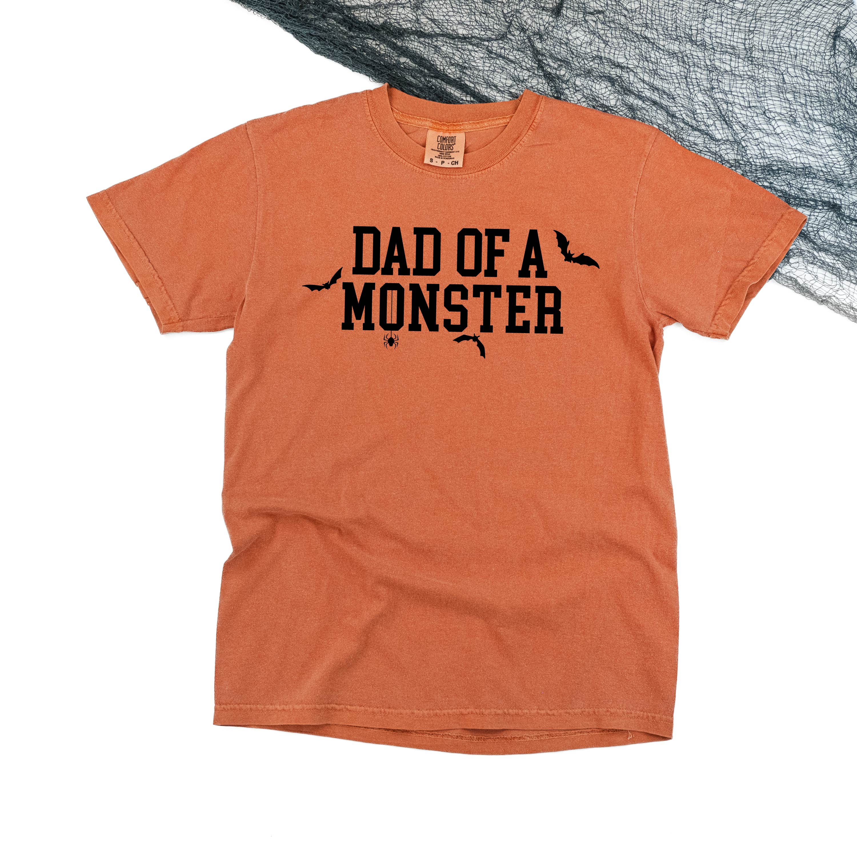 Dad of a Monster - Comfort Colors Tee Little Mama Shirt Shop
