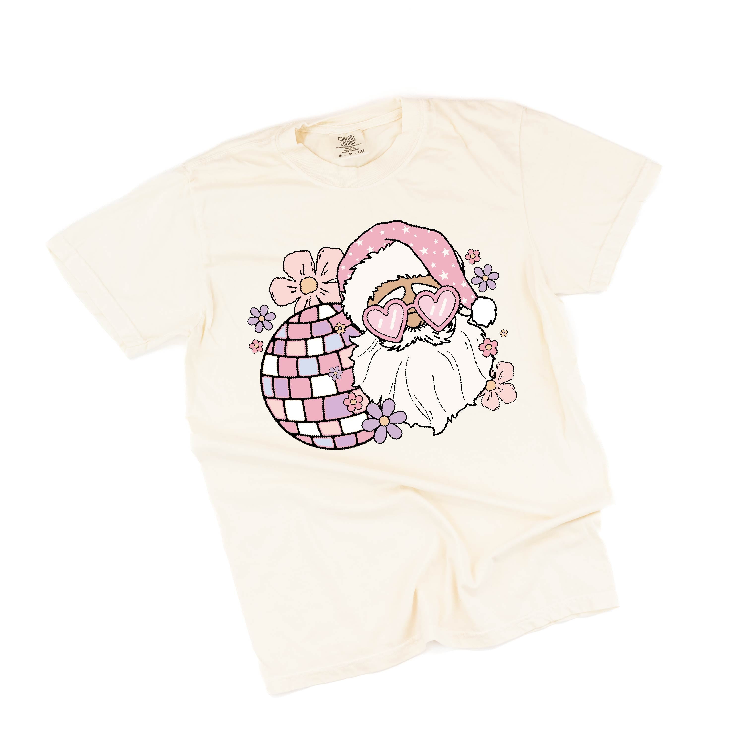 Disco Santa - Comfort Colors Tee Little Mama Shirt Shop