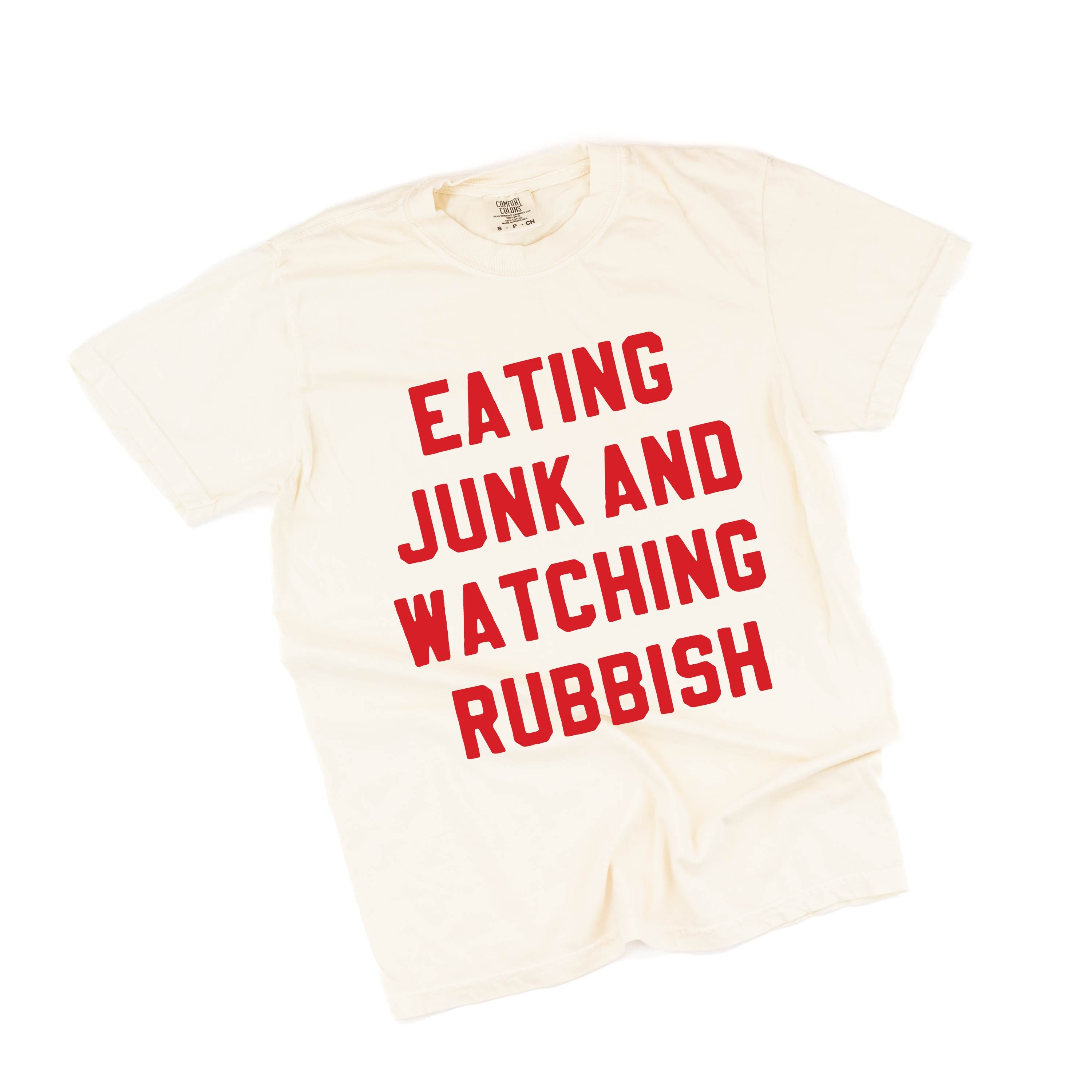 comfort_colors_short_sleeve_eating_junk_and_watching_rubbish_little_mama_shirt_shop