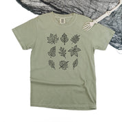 Fall Leaves - Comfort Colors Tee Little Mama Shirt Shop