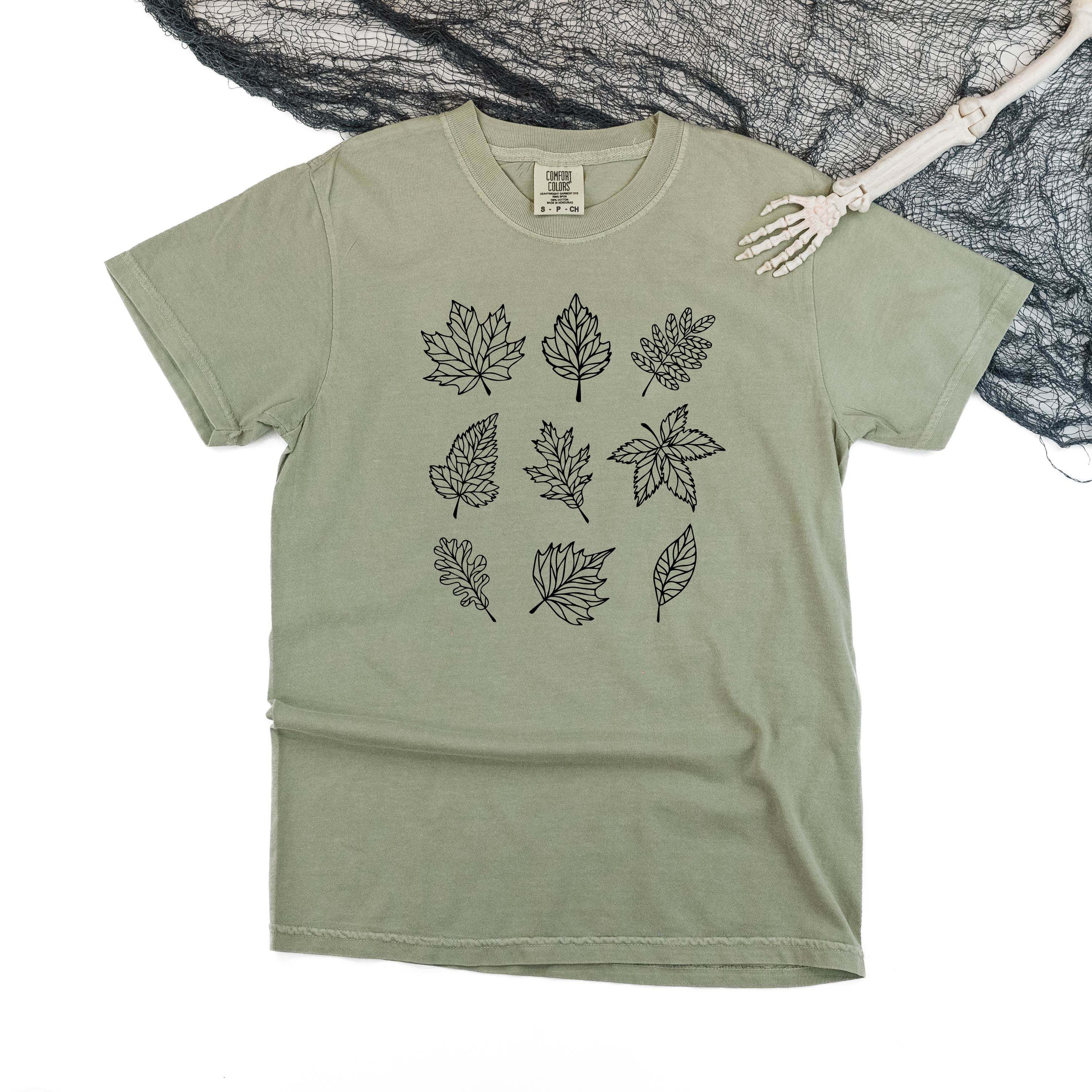 Fall Leaves - Comfort Colors Tee Little Mama Shirt Shop
