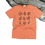 Fall Leaves - Comfort Colors Tee Little Mama Shirt Shop
