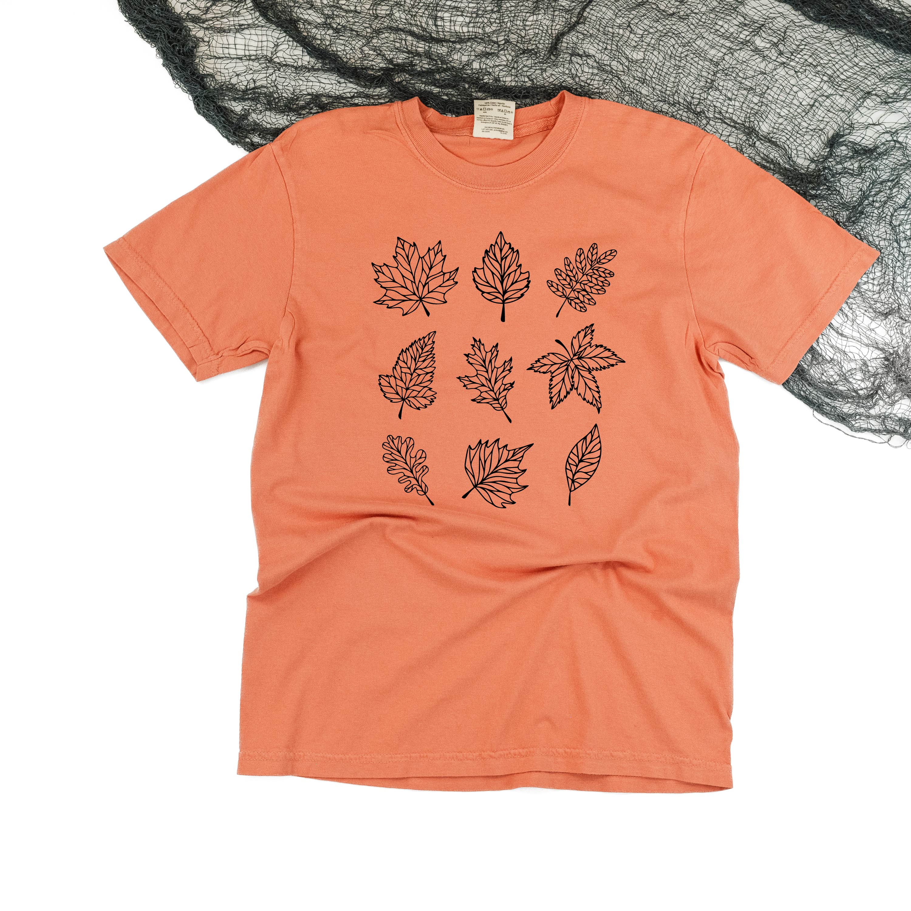 Fall Leaves - Comfort Colors Tee Little Mama Shirt Shop