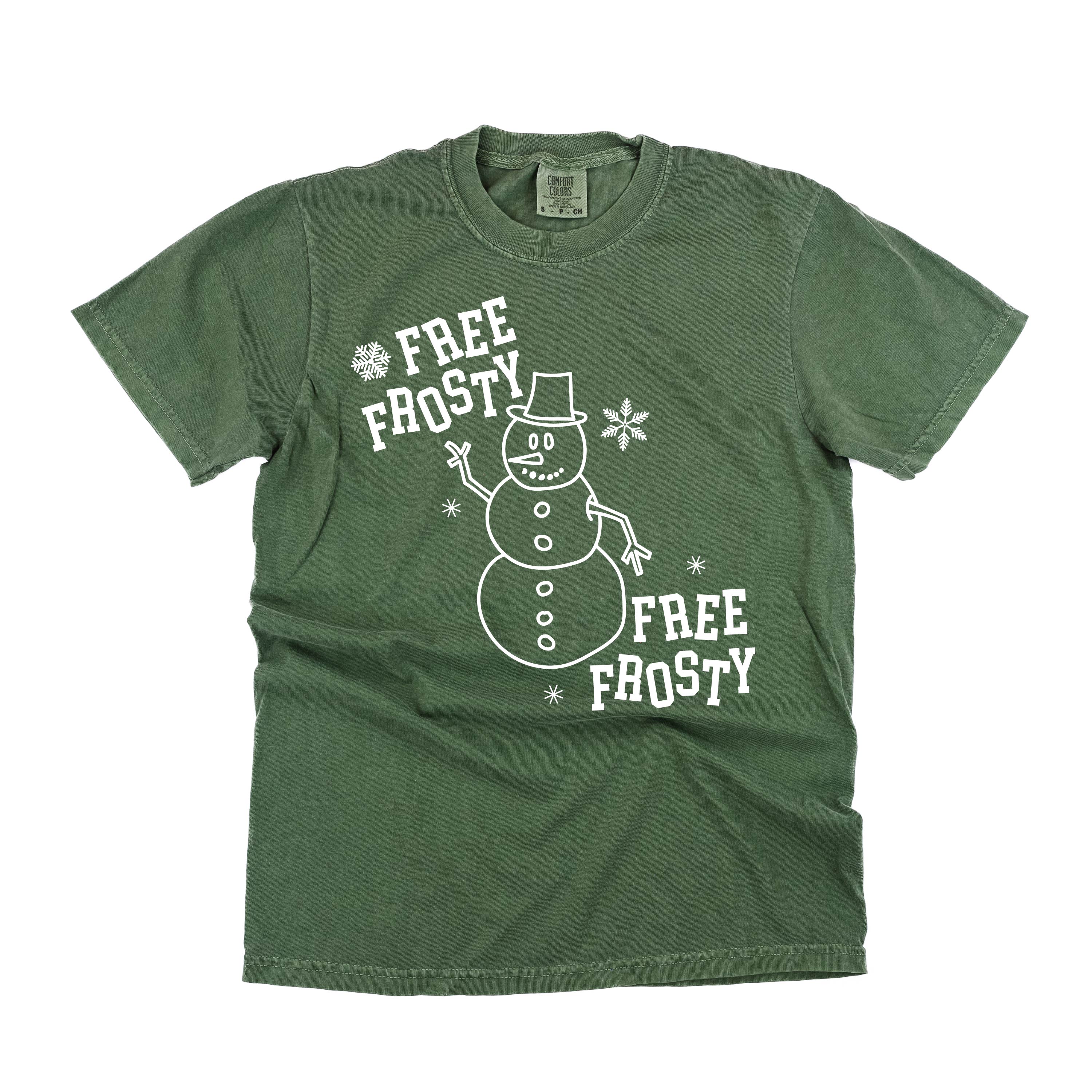 Free Frosty - Comfort Colors Tee Little Mama Shirt Shop