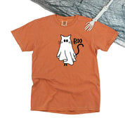 Ghost Kitty - Comfort Colors Tee Little Mama Shirt Shop