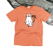 Ghost Kitty - Comfort Colors Tee Little Mama Shirt Shop