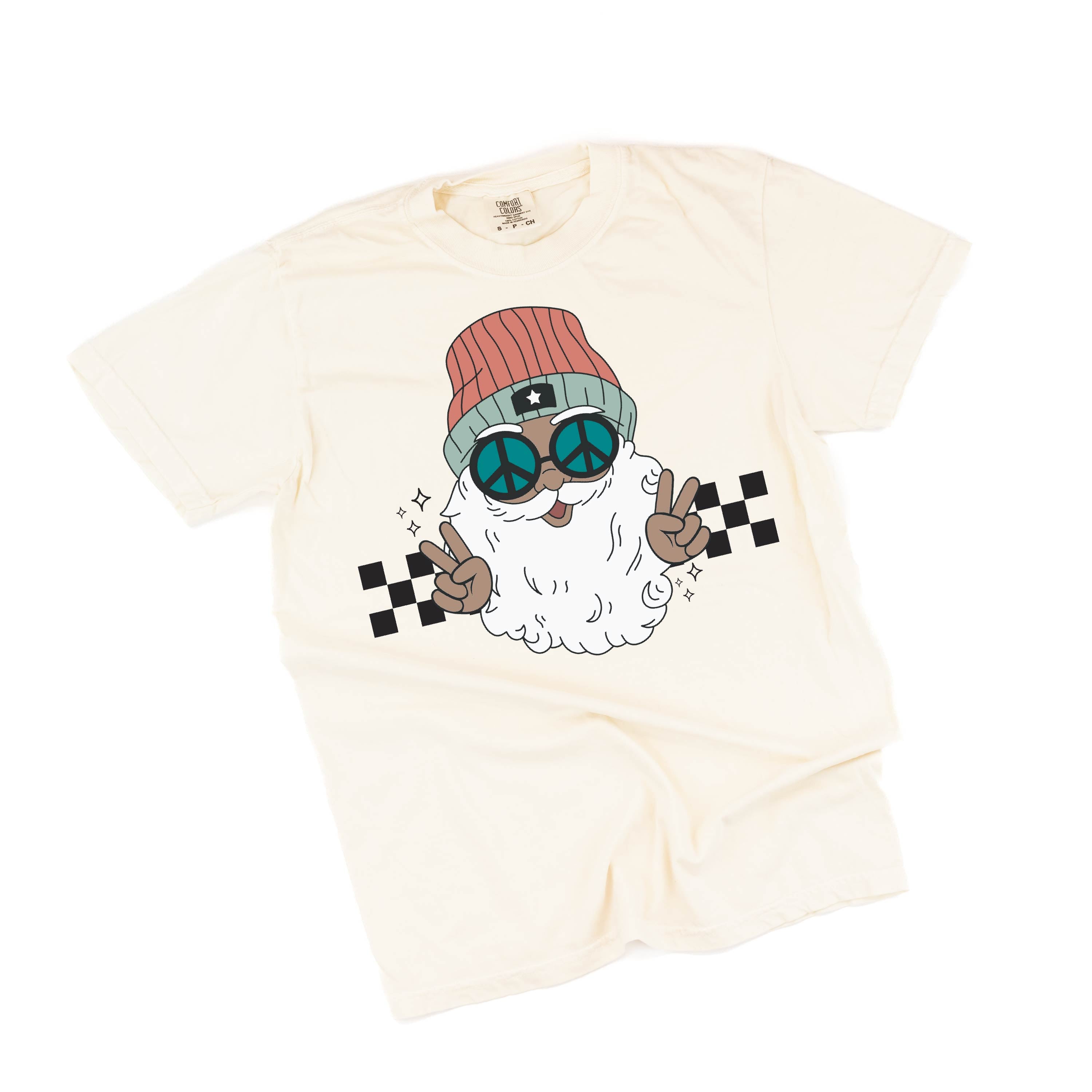 Groovy Santa - Comfort Colors Tee Little Mama Shirt Shop