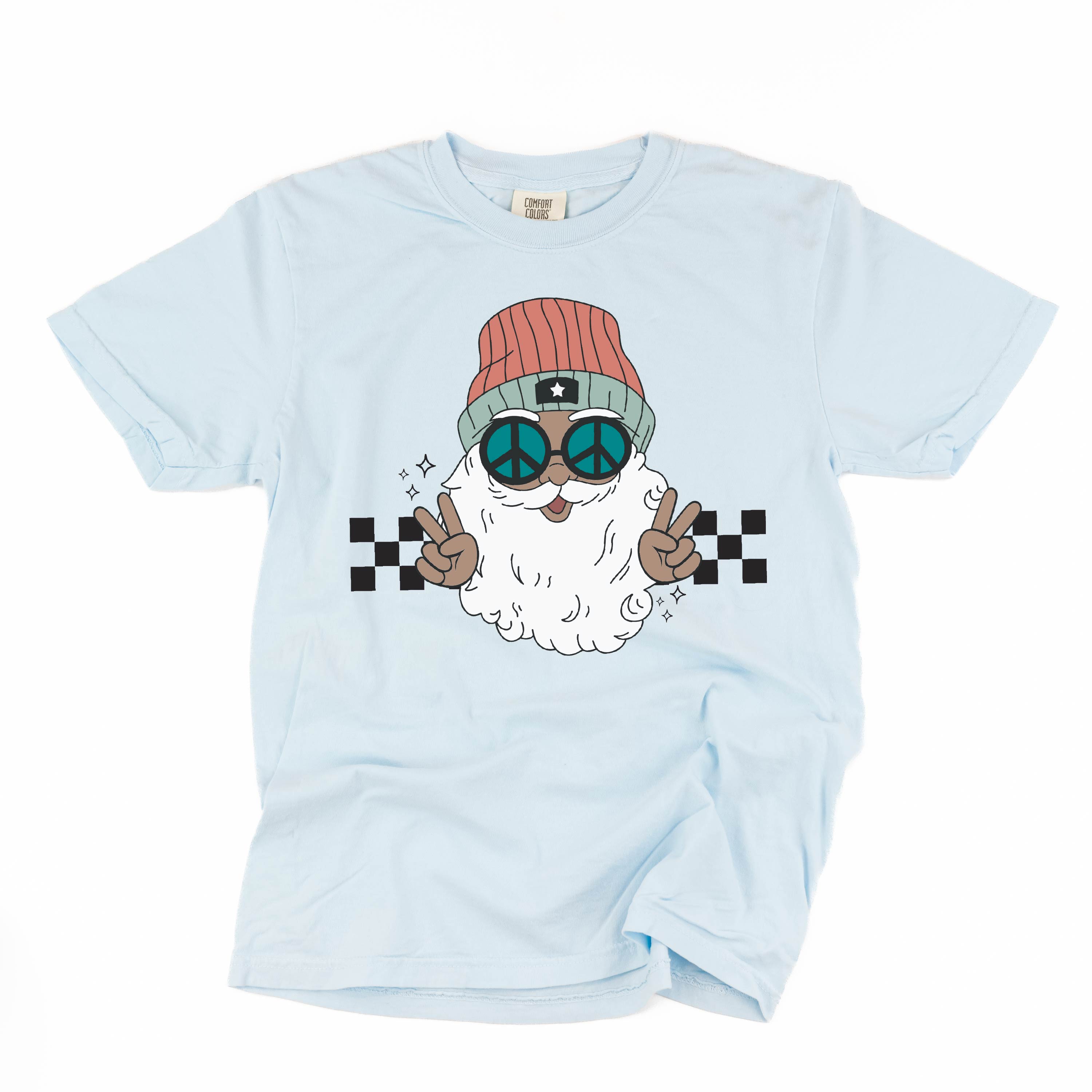 Groovy Santa - Comfort Colors Tee Little Mama Shirt Shop