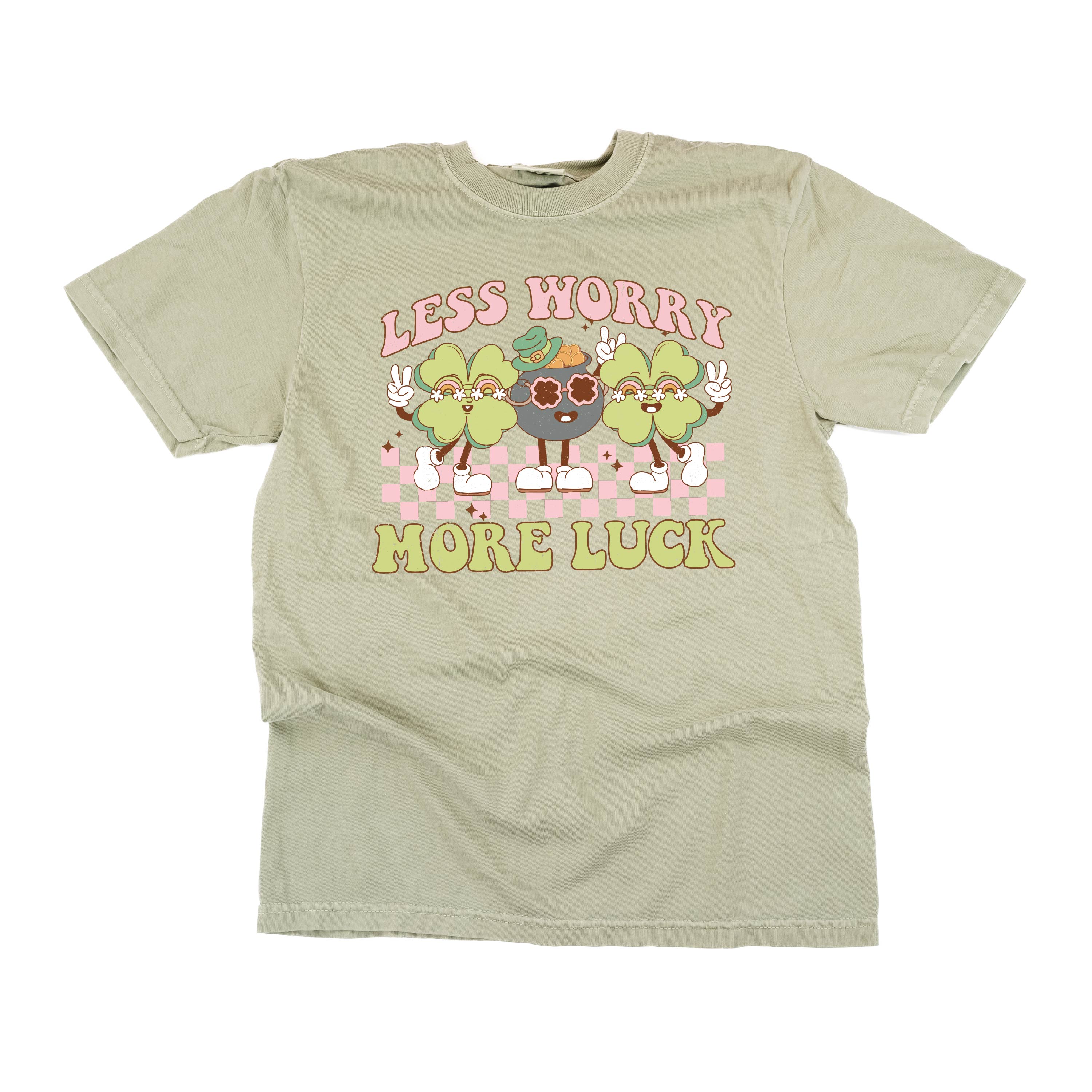 comfort_colors_short_sleeve_less_worry_more_luck_little_mama_shirt_shop