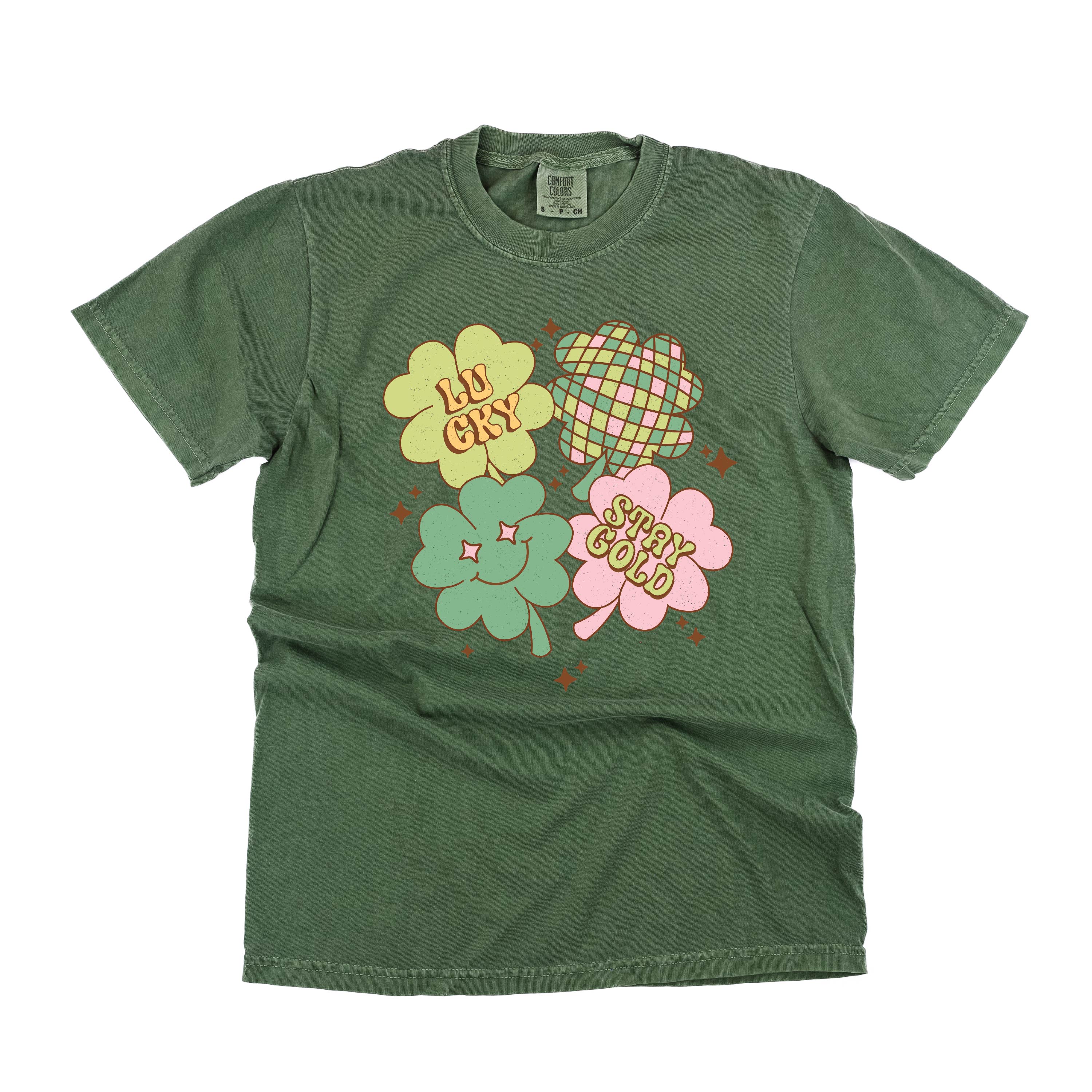 Lucky Disco - Comfort Colors Tee Little Mama Shirt Shop
