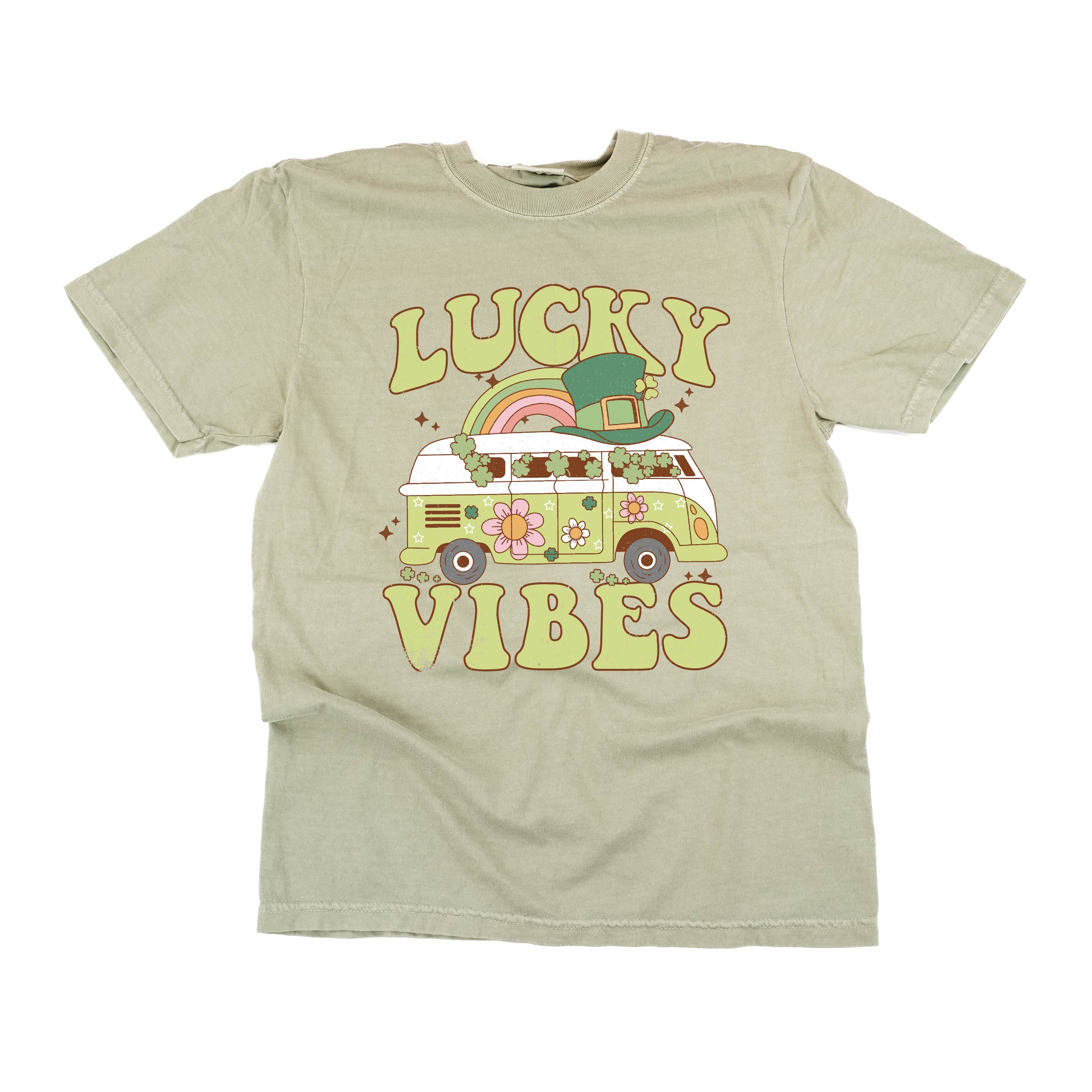 Lucky Vibes - Comfort Colors Tee Little Mama Shirt Shop