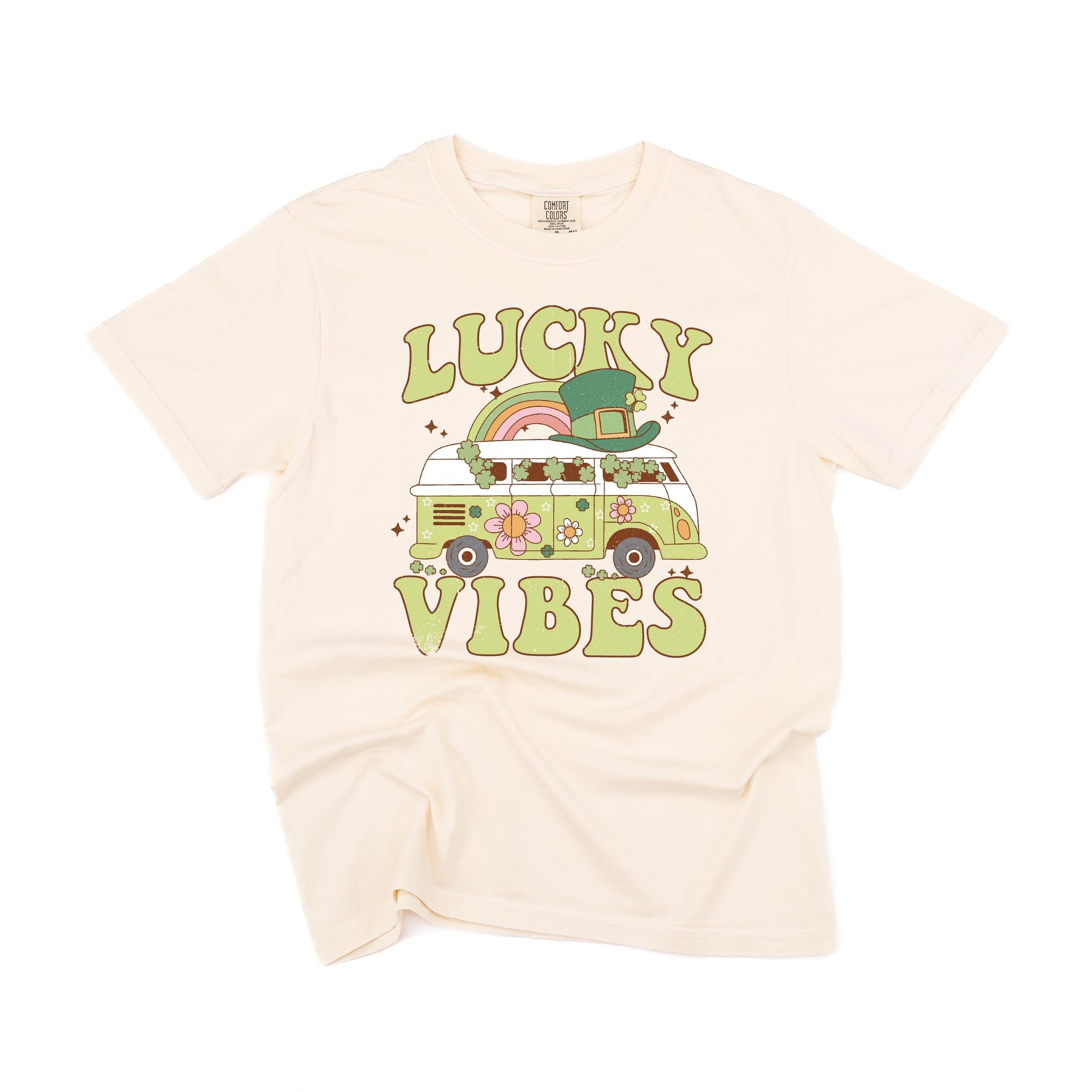 Lucky Vibes - Comfort Colors Tee Little Mama Shirt Shop
