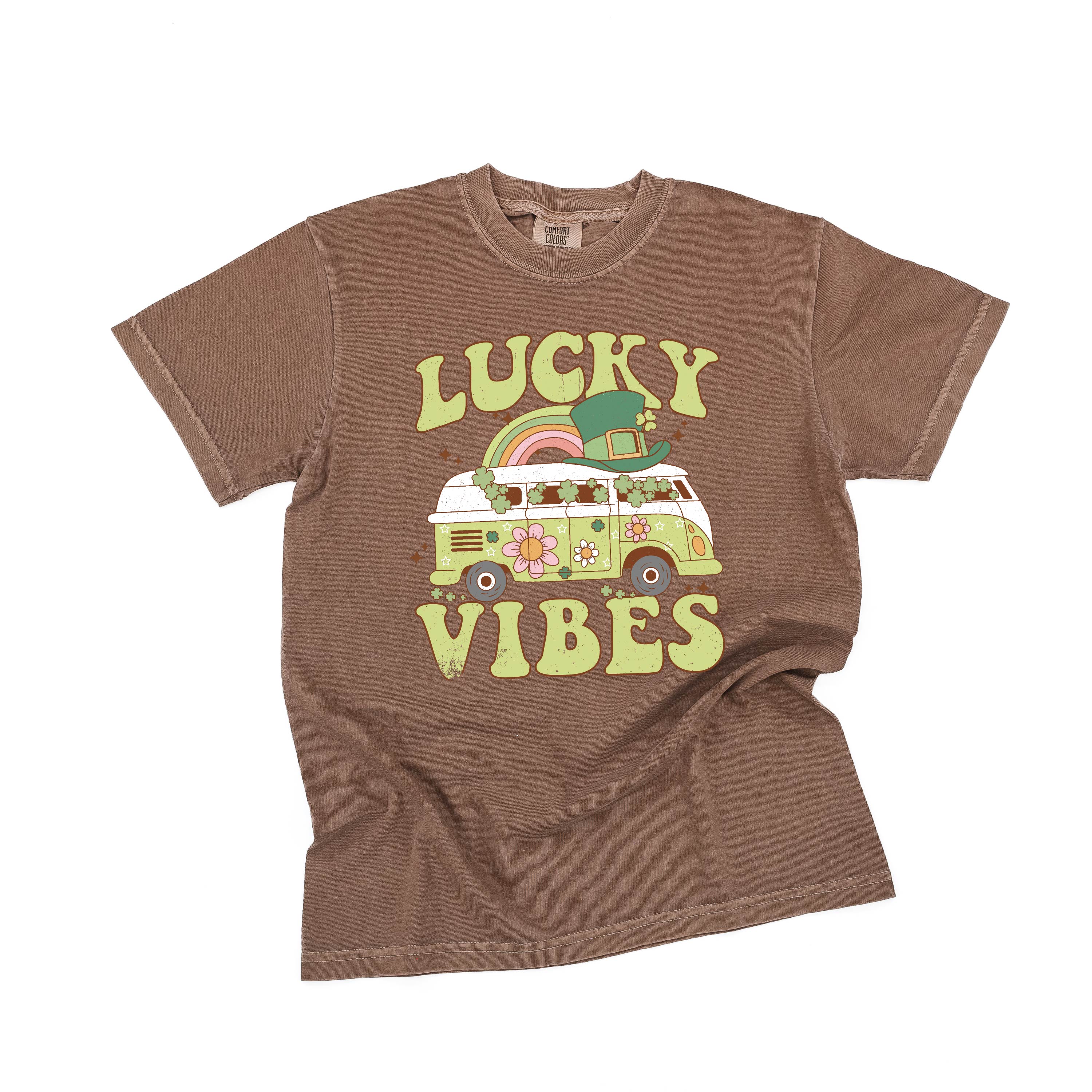 Lucky Vibes - Comfort Colors Tee Little Mama Shirt Shop