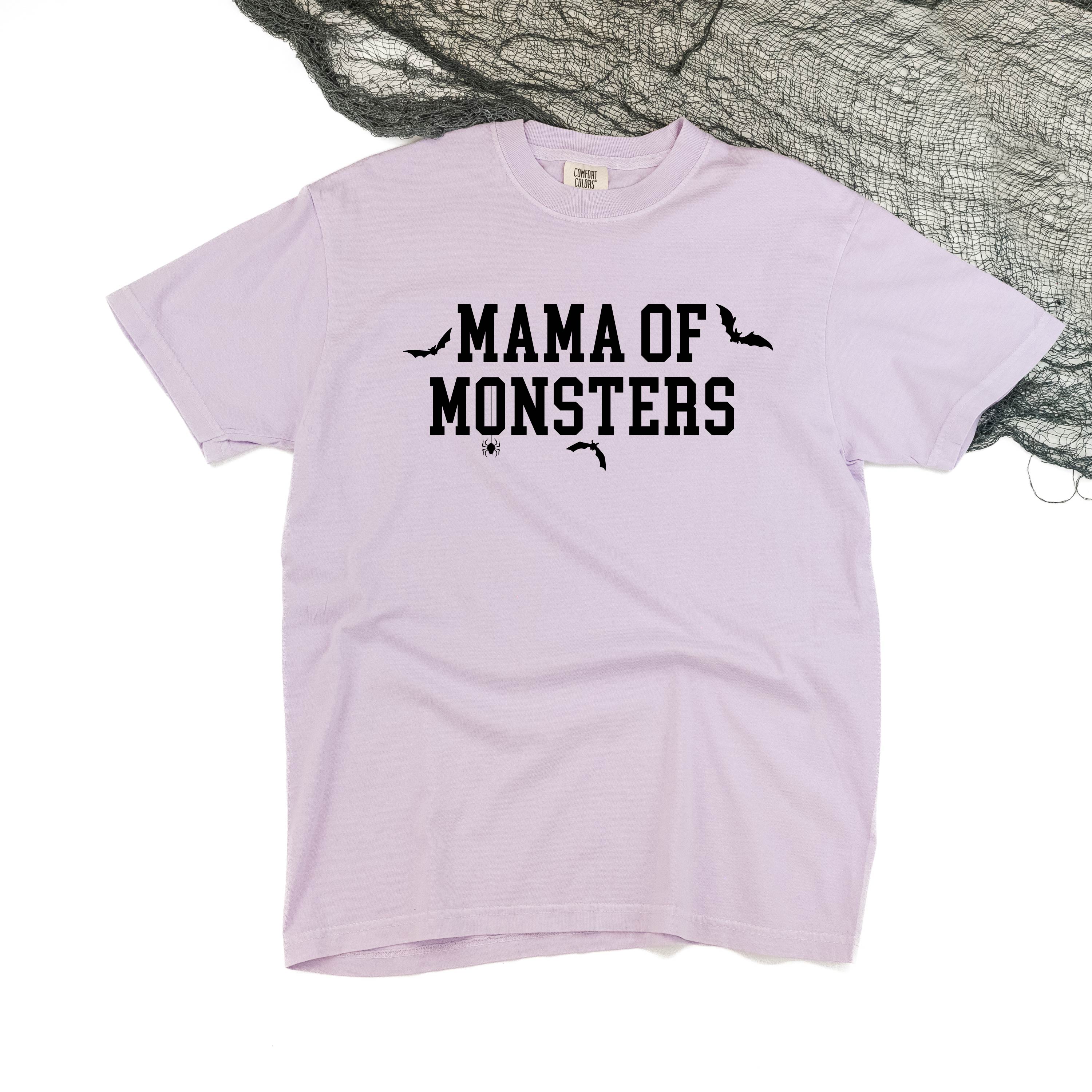 Mama of Monsters - SHORT SLEEVE COMFORT COLORS TEE Little Mama Shirt Shop