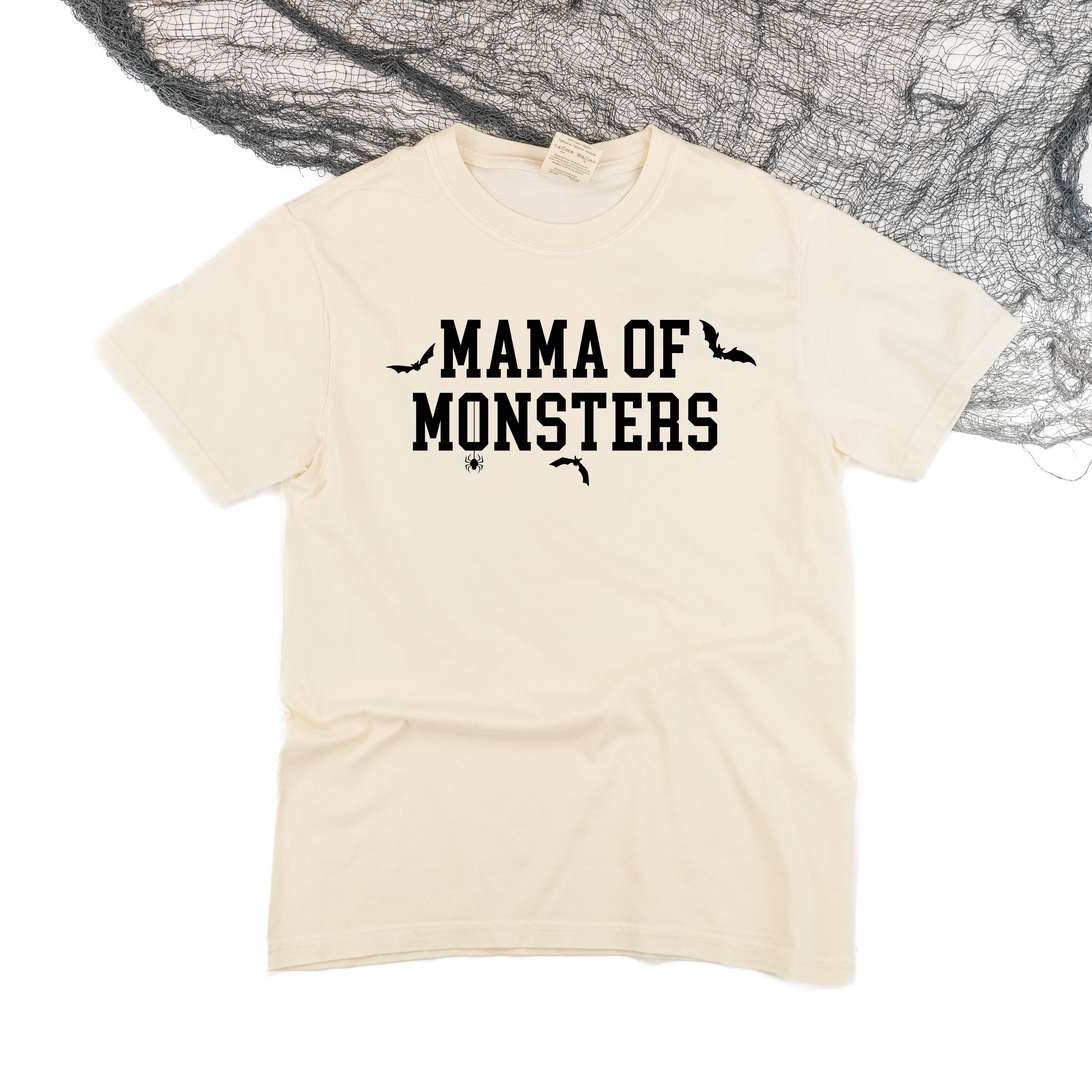 Mama of Monsters - SHORT SLEEVE COMFORT COLORS TEE Little Mama Shirt Shop