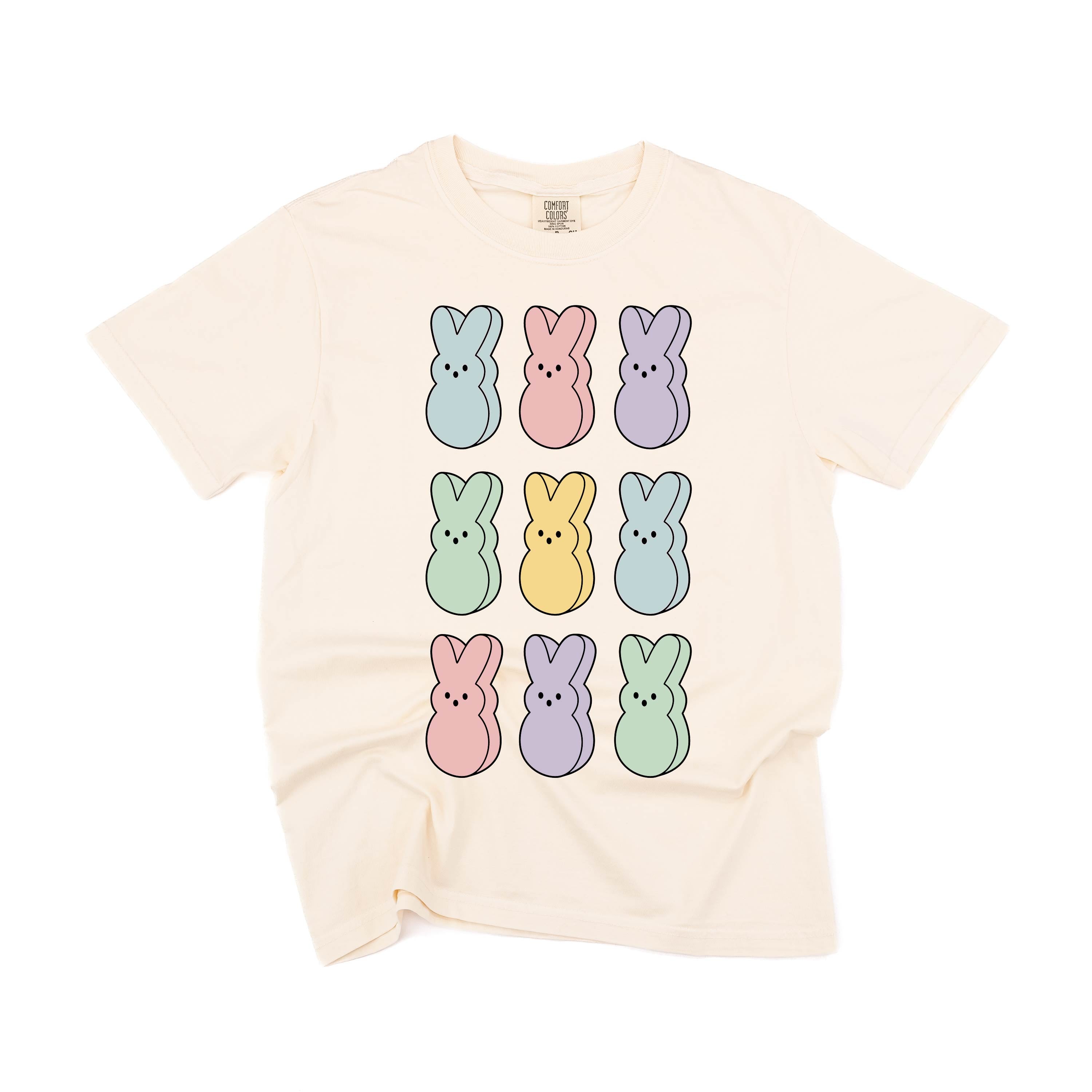 Pastel Peeps - 3x3 - Comfort Colors Tee Little Mama Shirt Shop