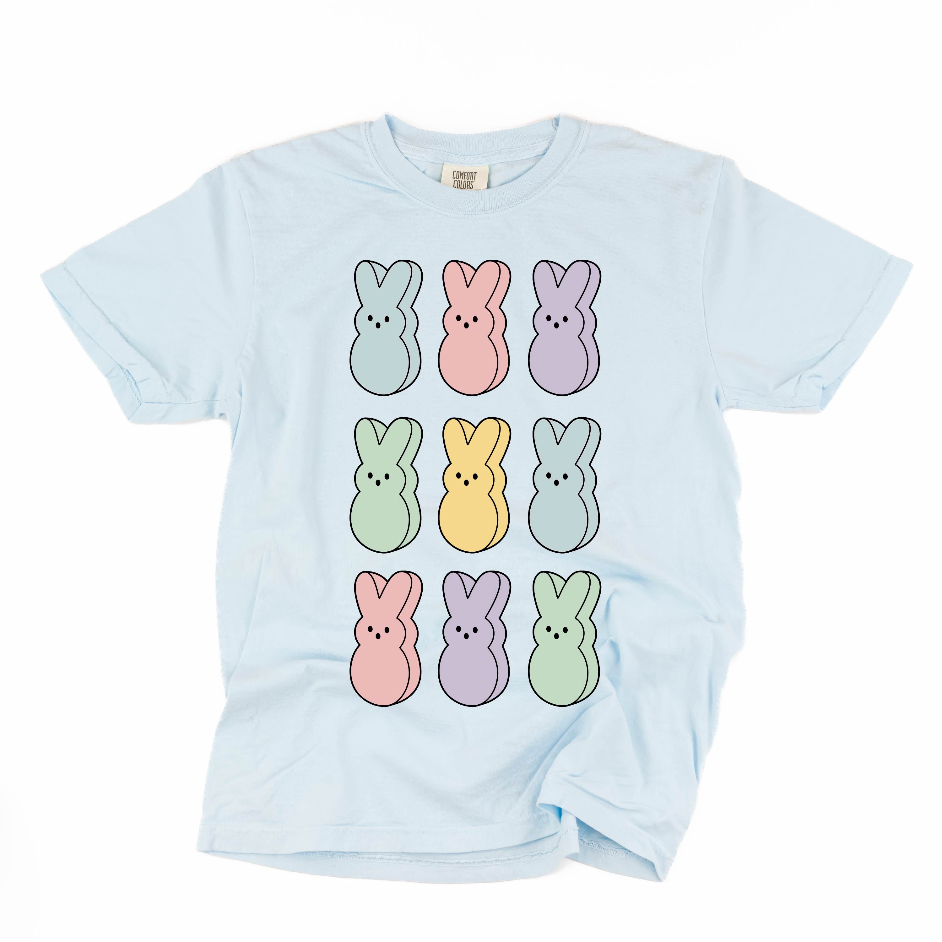 Pastel Peeps - 3x3 - Comfort Colors Tee Little Mama Shirt Shop