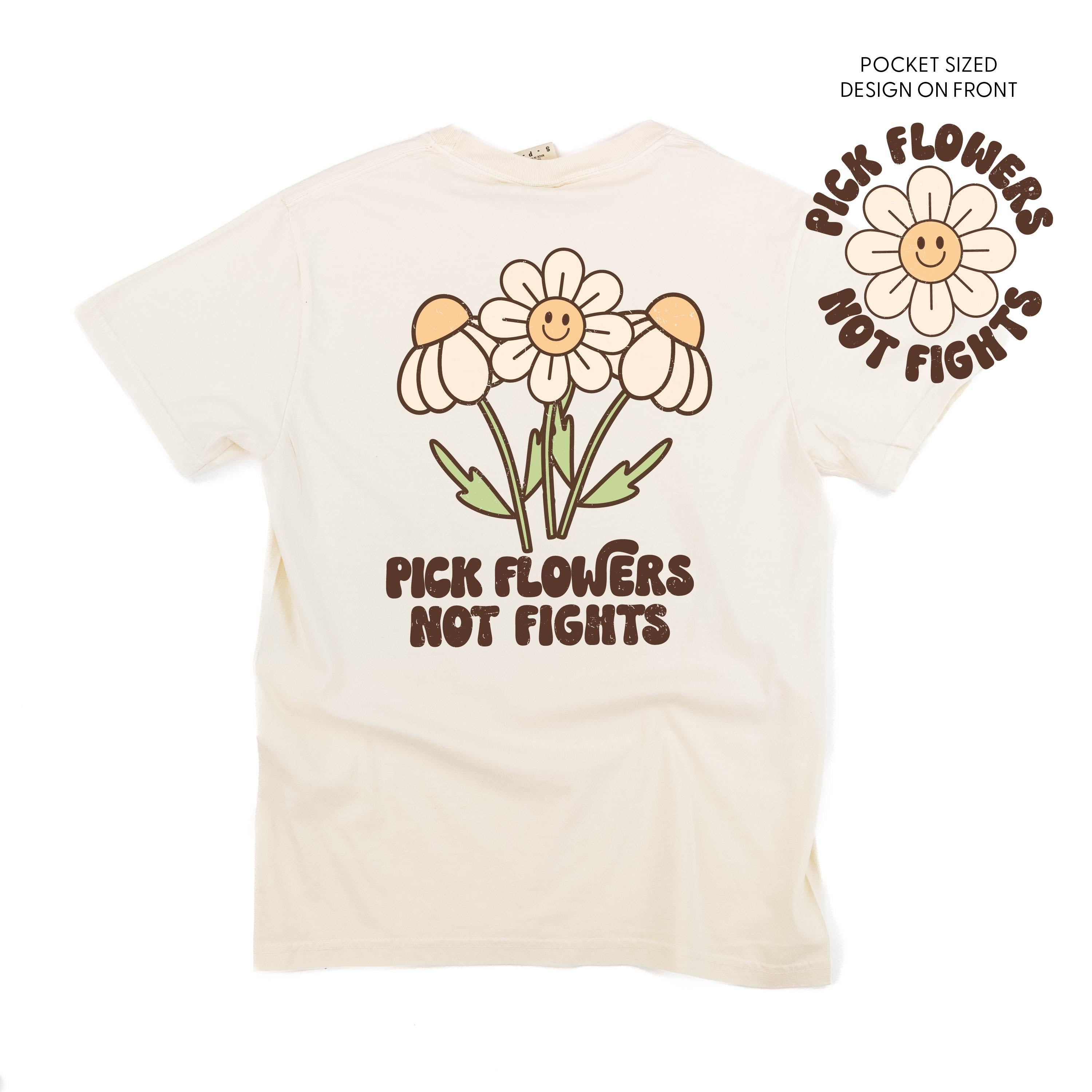pocket on front - Comfort Colors Tee Little Mama Shirt Shop