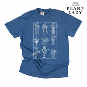 Plant Lady w/ Back Detail - Comfort Colors Tee Little Mama Shirt Shop