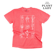Plant Lady w/ Back Detail - Comfort Colors Tee Little Mama Shirt Shop