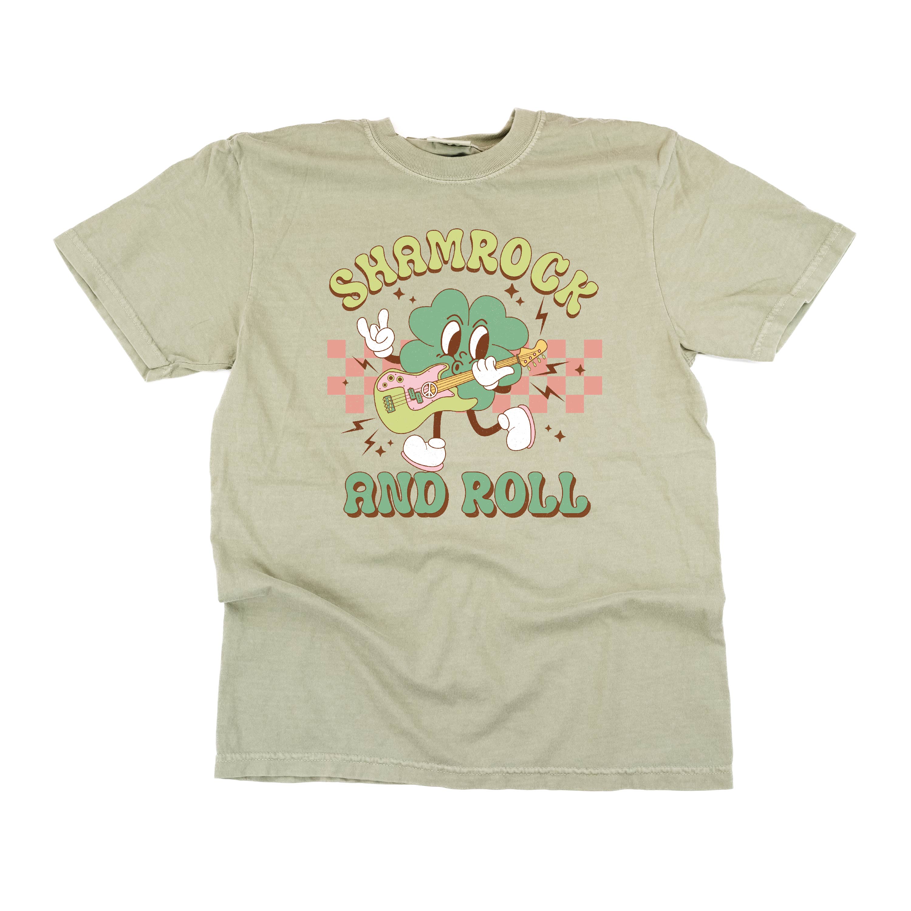 comfort_colors_short_sleeve_rock_and_roll_shamrock_little_mama_shirt_shop