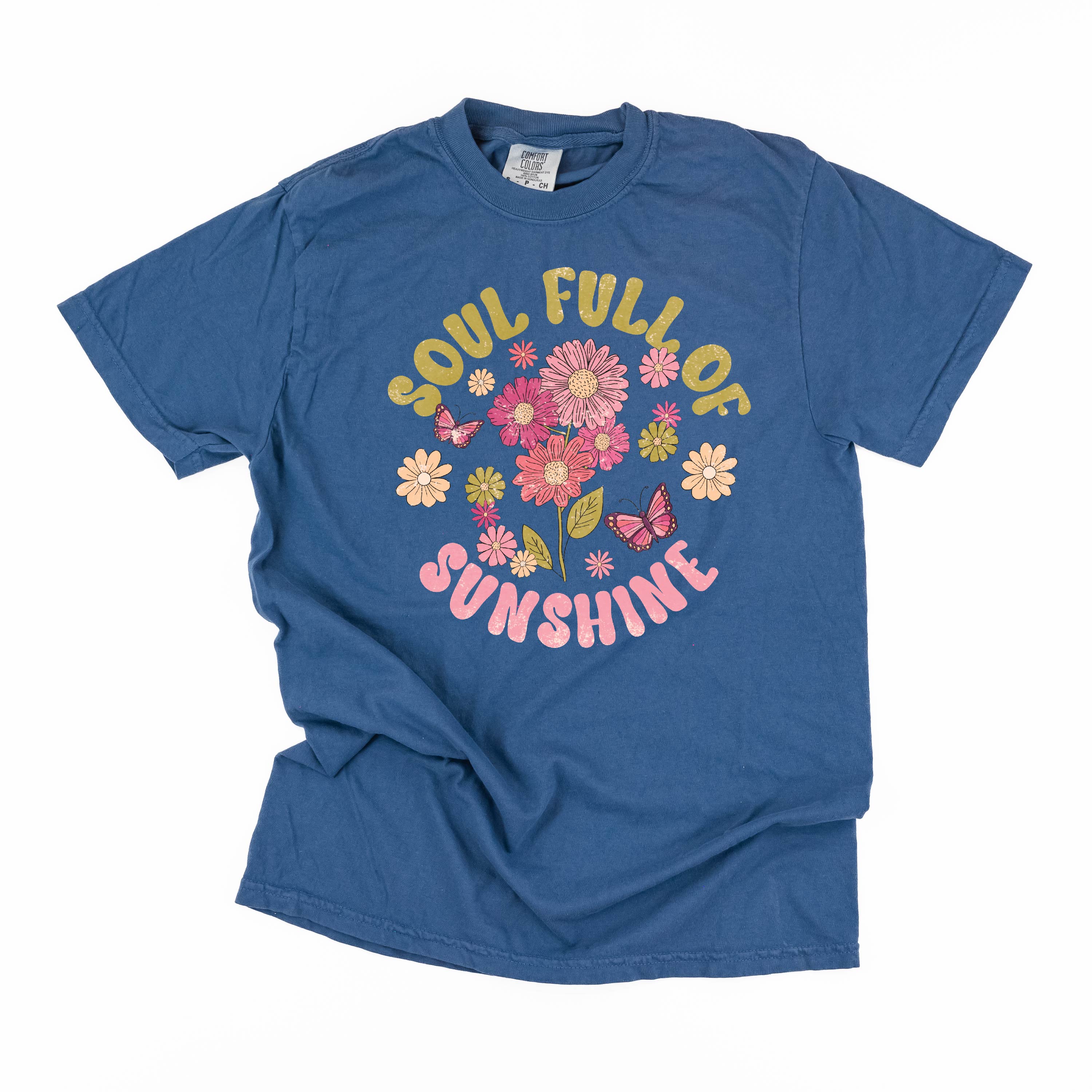 Soul Full of Sunshine - SHORT SLEEVE COMFORT COLORS TEE Little Mama Shirt Shop