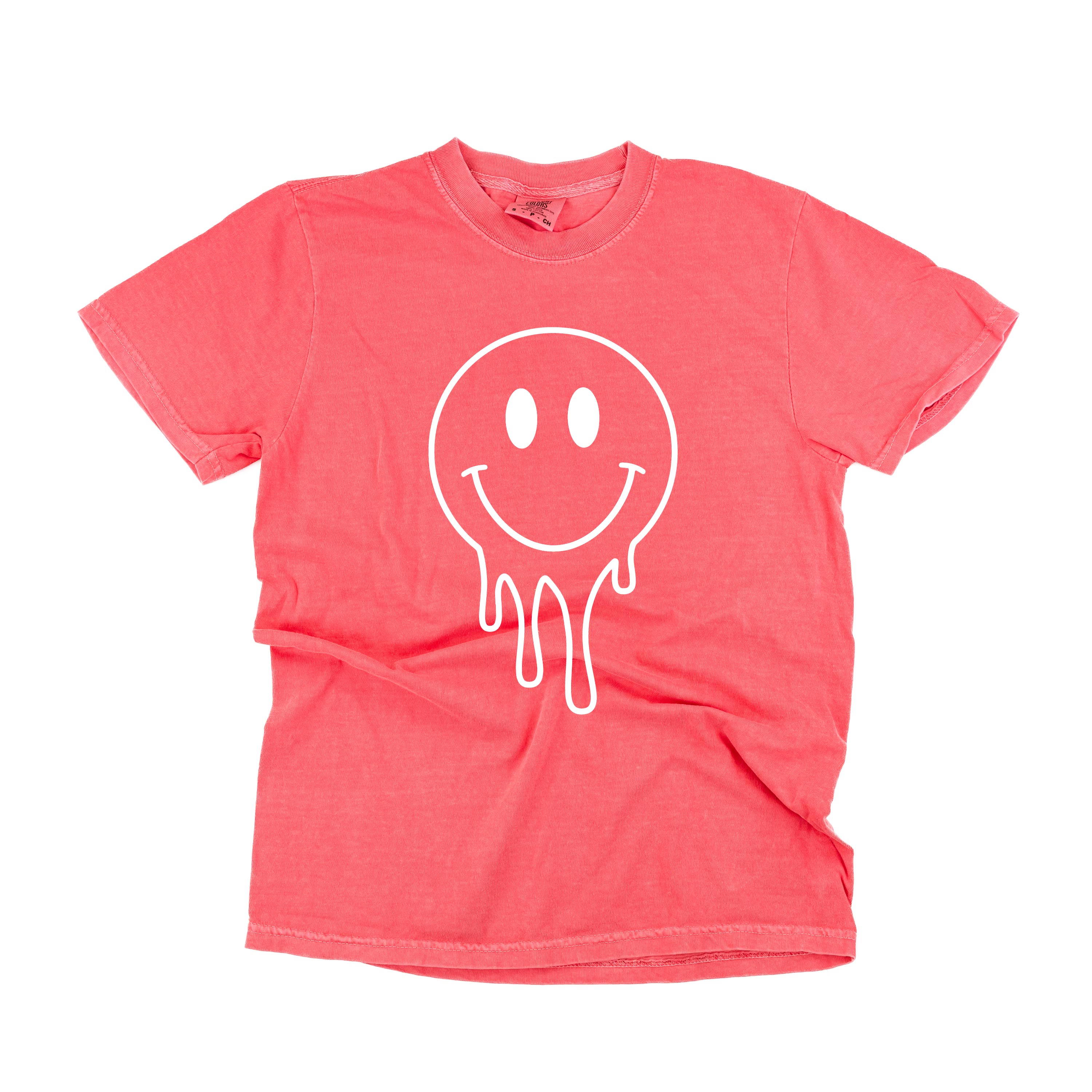 Melty Smiley (Full) - Comfort Colors Tee Little Mama Shirt Shop