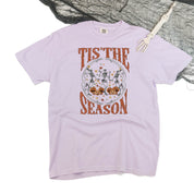 Tis' the Season (Festive Skeletons) - Comfort Colors Tee Little Mama Shirt Shop