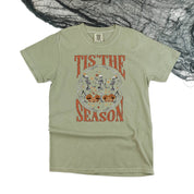 Tis' the Season (Festive Skeletons) - Comfort Colors Tee Little Mama Shirt Shop