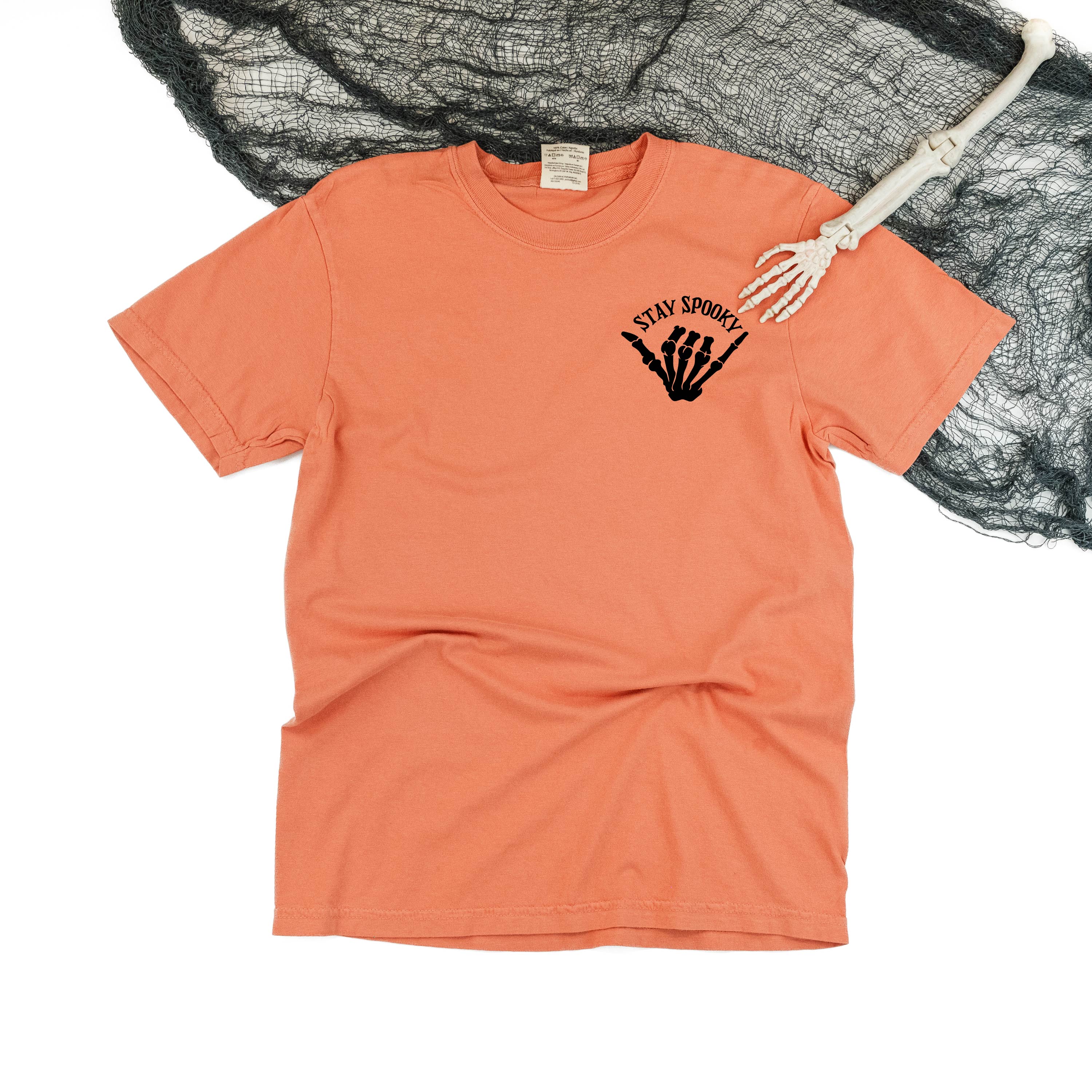 comfort_colors_stay_spooky_skeleton_hand_little_mama_shirt_shop