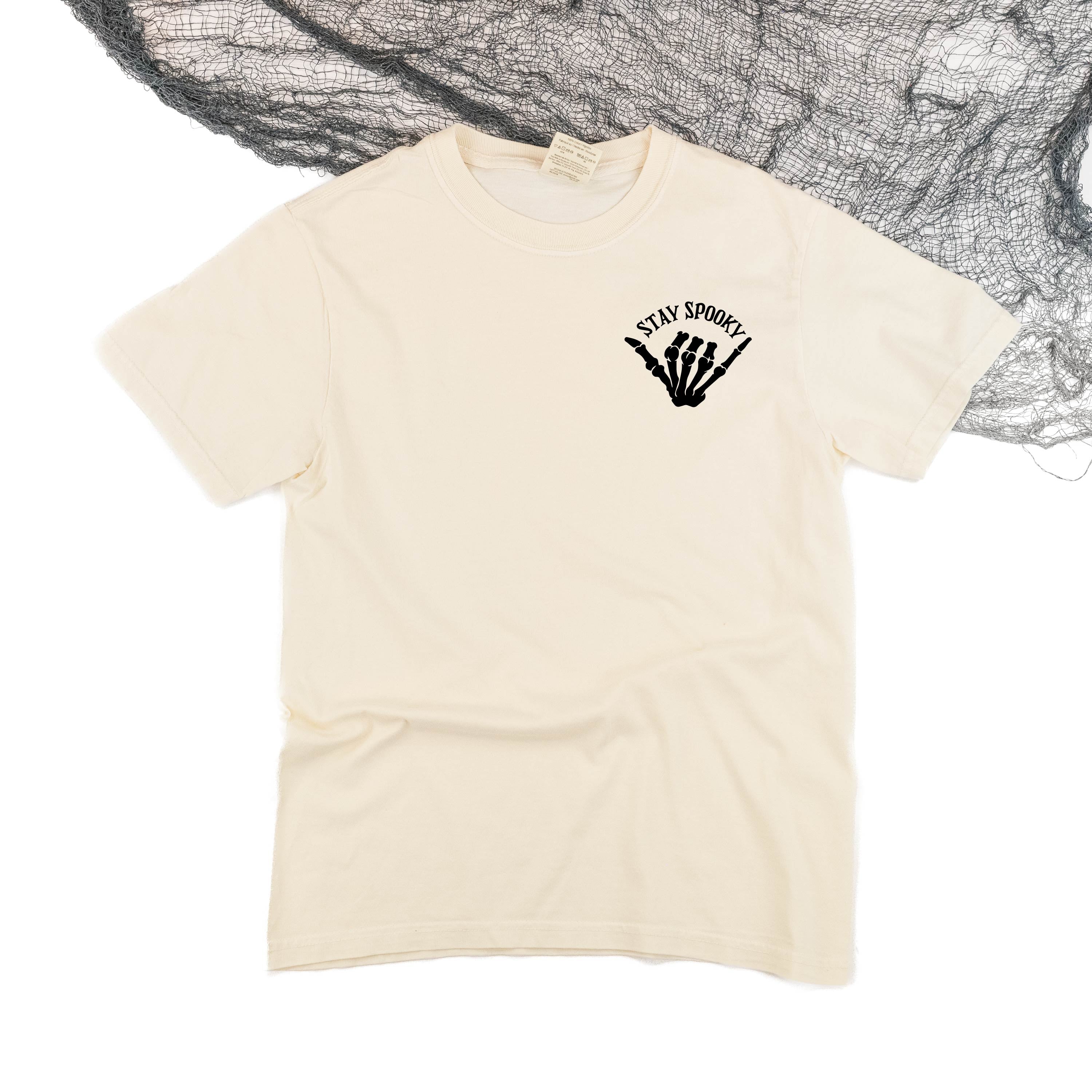 Stay Spooky Skelly Hand - Comfort Colors Tee Little Mama Shirt Shop