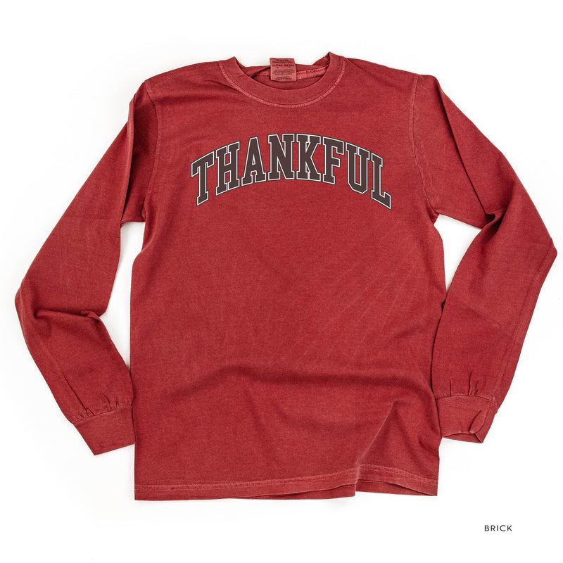 Thankful (Arched) - LONG SLEEVE Comfort Colors Tee