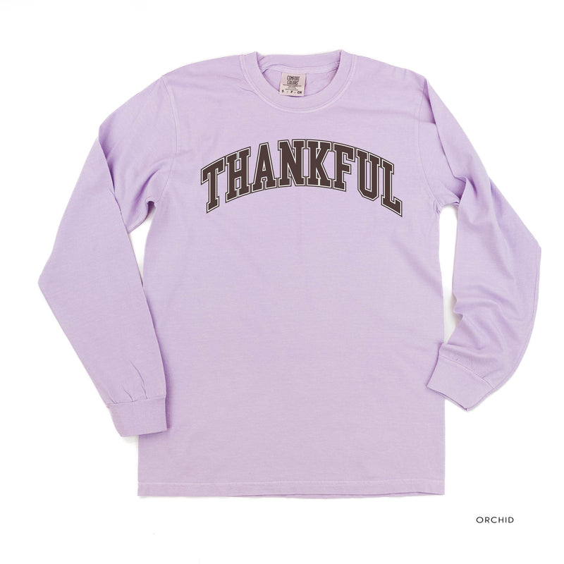 Thankful (Arched) - LONG SLEEVE Comfort Colors Tee