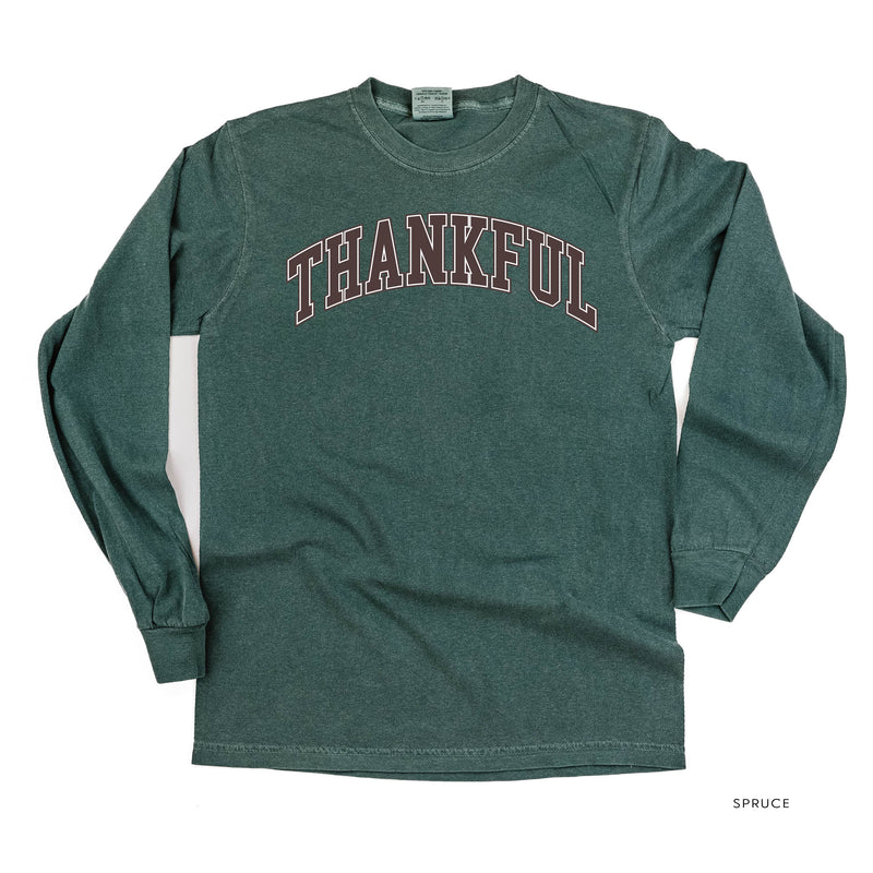 Thankful (Arched) - LONG SLEEVE Comfort Colors Tee