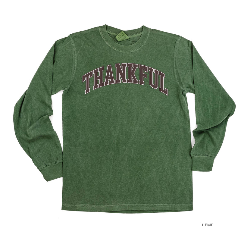 Thankful (Arched) - LONG SLEEVE Comfort Colors Tee