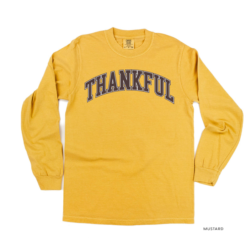 Thankful (Arched) - LONG SLEEVE Comfort Colors Tee