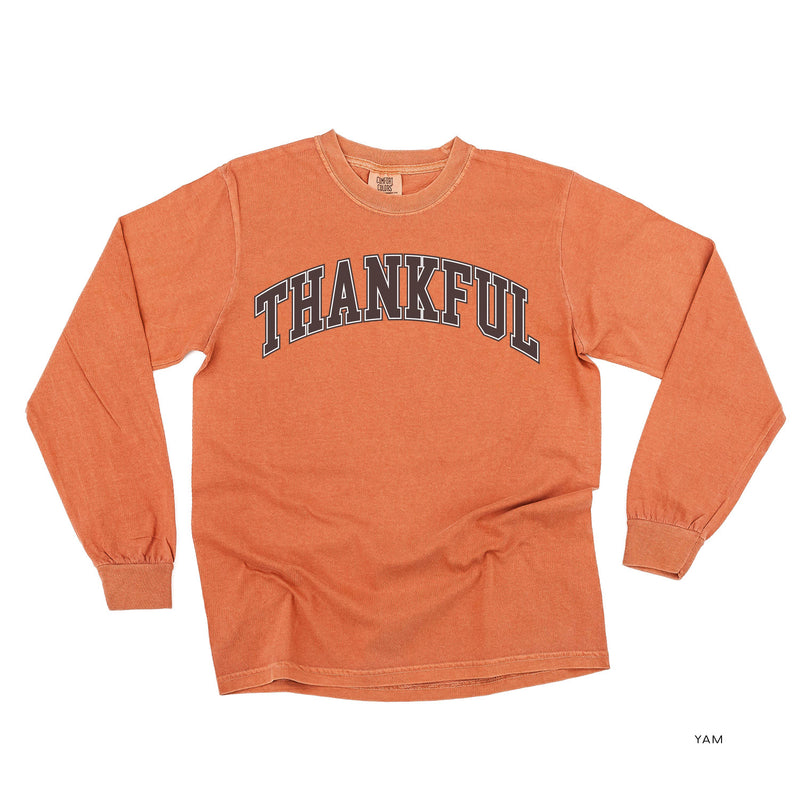 Thankful (Arched) - LONG SLEEVE Comfort Colors Tee