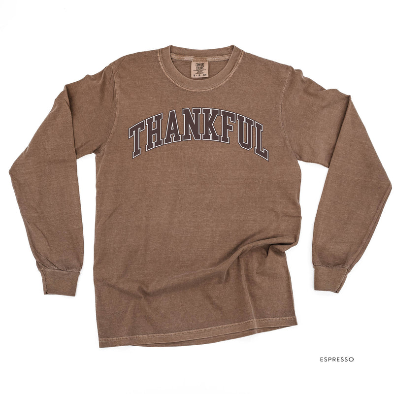 Thankful (Arched) - LONG SLEEVE Comfort Colors Tee