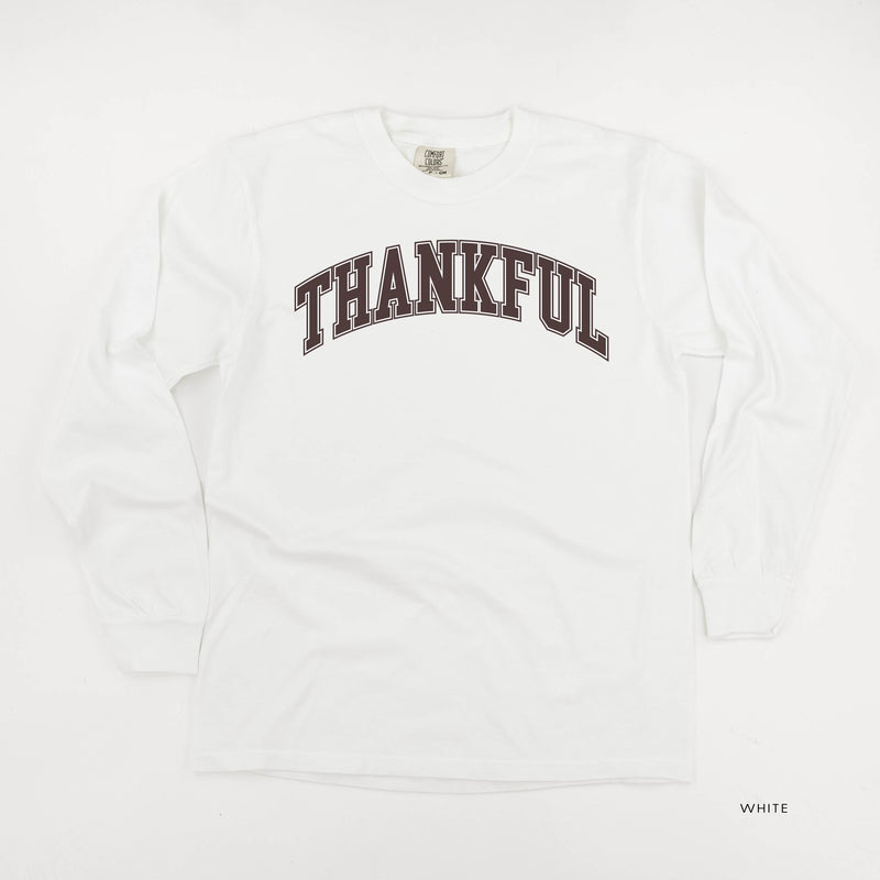 Thankful (Arched) - LONG SLEEVE Comfort Colors Tee