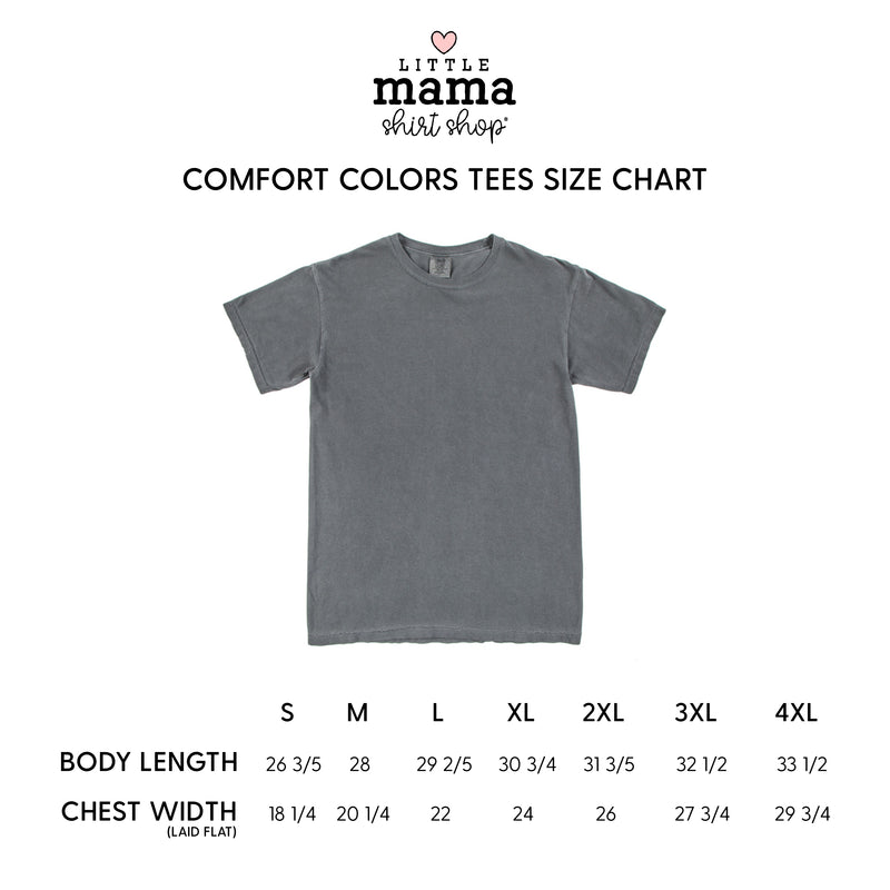 MAMA x 4 (Pink and Red) - SHORT SLEEVE COMFORT COLORS TEE