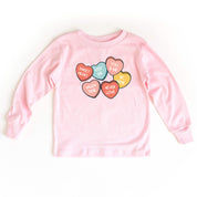 conversation_hearts_long_sleeve_pink_sleeves_little_mama_shirt_shop