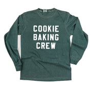 Cookie Baking Crew - Block Font - LONG SLEEVE Comfort Colors Tee Little Mama Shirt Shop