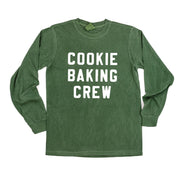Cookie Baking Crew - Block Font - LONG SLEEVE Comfort Colors Tee Little Mama Shirt Shop
