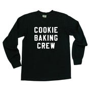 Cookie Baking Crew - Block Font - LONG SLEEVE Comfort Colors Tee Little Mama Shirt Shop